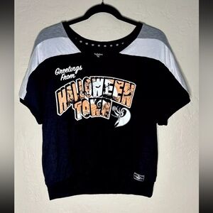 Disney Nightmare Before Christmas Halloween Town Women’s Shirt Size Small